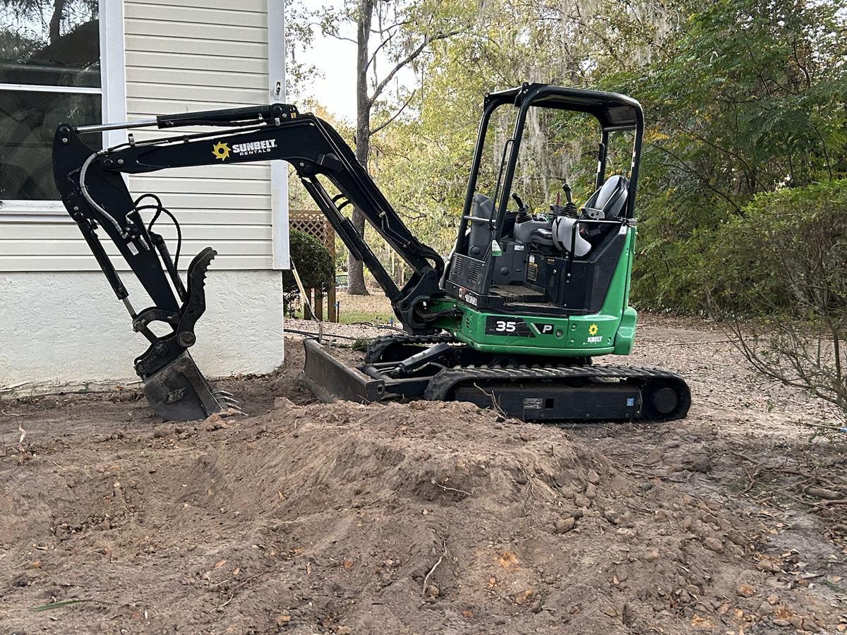 Excavation begins at Oaklane Garden
